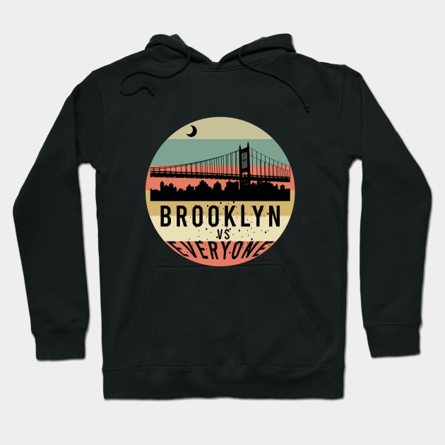 Brooklyn vs everyone vintage Hoodie by cypryanus